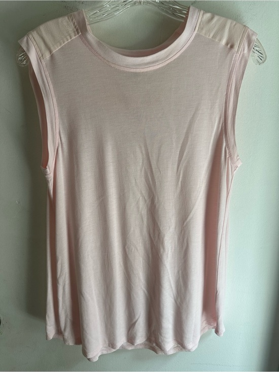 Fossil Tops - Fossil Women’s Pink Sleeveless Blouse Top Size Medium Soft Casual Knit